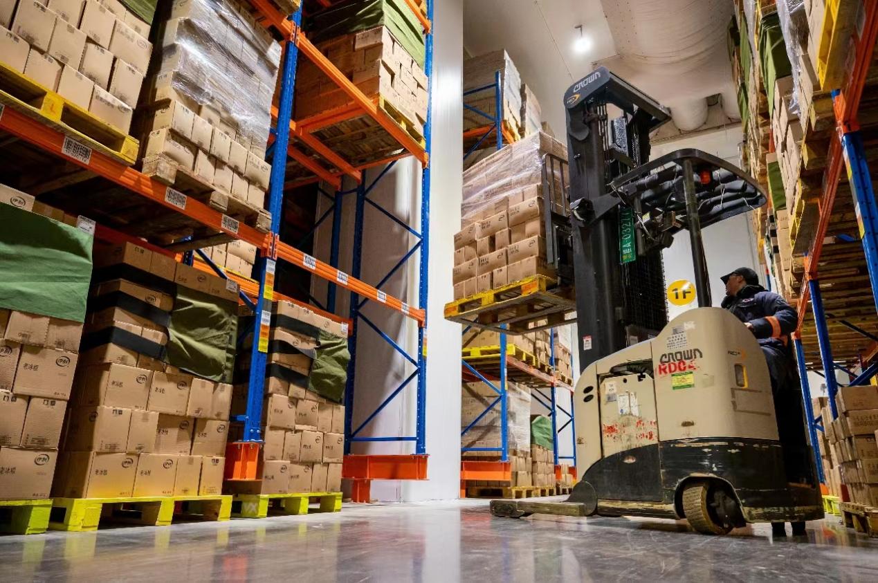 萬緯冷鏈南寧園區(qū)。 人民網(wǎng) 嚴立政攝