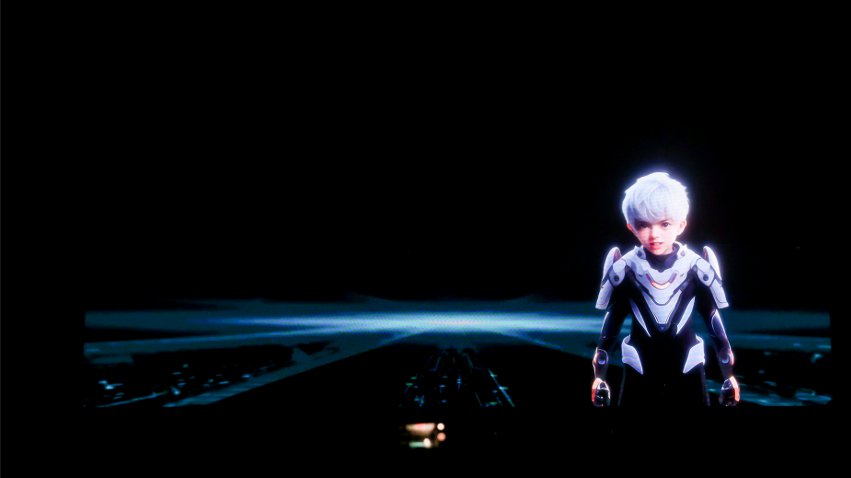 人民網(wǎng)原創(chuàng)虛擬主持人白澤。主辦方供圖